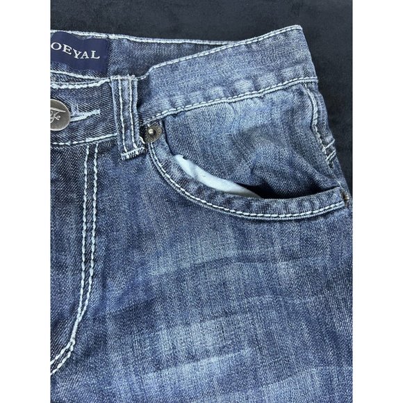 Fe Foeyal Mens Blue Denim Jeans Pants Straight Leg Size 30 - Picture 5 of 14